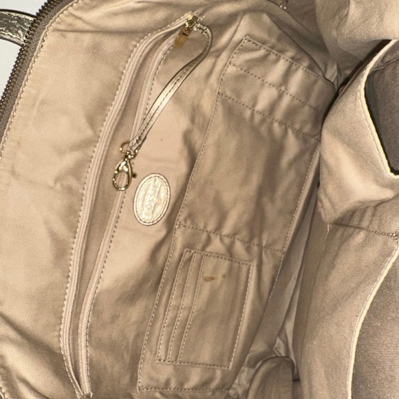 Fossil Metallic Gold Tote Bag - Picture 7 of 7